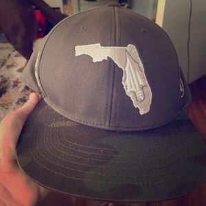 FSU SnapBack with a camo bill